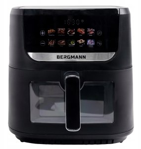 Frytkownica beztłuszczowa BERGMANN Frytkownica Beztłuszczowa 8L AIR FRYER 1750W 10 programów 2