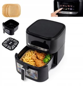 Frytkownica beztłuszczowa BERGMANN Frytkownica Beztłuszczowa 8L AIR FRYER 1750W 10 programów 10