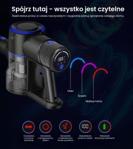Odkurzacz pionowy BERGMANN Odkurzacz Pionowy Bezprzewodowy BERGMANN HAX 120 450W 5