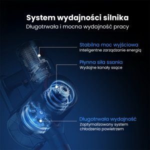 Odkurzacz pionowy BERGMANN Odkurzacz Pionowy Bezprzewodowy BERGMANN HAX 120 450W 6