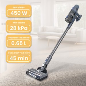 Odkurzacz pionowy BERGMANN Odkurzacz bezprzewodowy pionowy BERGMANN HAX 121 450W 2
