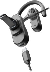 Słuchawka Bluetooth headset Cellularline CAR FLAT w tym stacja ładująca do samochodu czarny 7