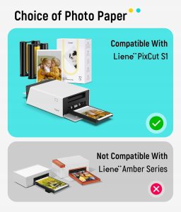 Liene Papier do drukarki Liene PixCut 4x6", 72szt 2