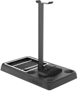 Wielofunkcyjna stacja FIXED pro Xbox Series X a S z wentylacją i ładowaniem dla dwóch kontrolerów Xbox, czarny 2