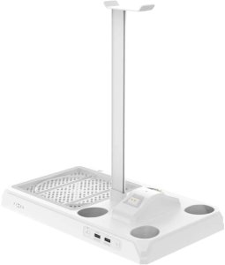 Wielofunkcyjna stacja FIXED pro Xbox Series X a S z wentylacją i ładowaniem pro dwa ovladače Xbox, biały 2