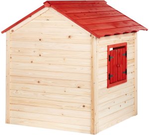 Beliani Domek ogrodowy dla dzieci PELOPIO Czerwony 5