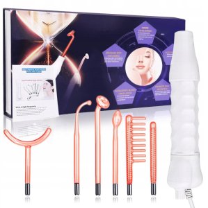 Darsonval Derma Wand 6 Elektrod Ozonoterapia Do Twarzy i Ciała 3