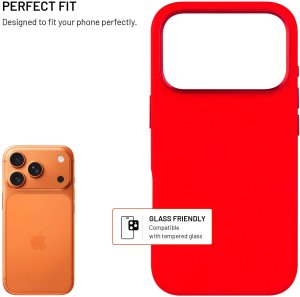 Fixed Etui MagFlow z obsługą MagSafe dla Apple iPhone 17 Pro czerwone 2