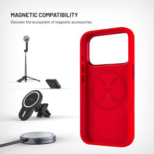 Fixed Etui MagFlow z obsługą MagSafe dla Apple iPhone 17 Pro czerwone 3