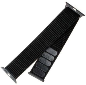 Fixed Nylonowy pasek FIXED Nylon Strap pro Apple Watch 38/40/41mm czarny 2