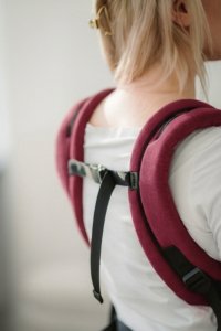 Kavka Nosidełko ergonomiczne Kavka MultiAge Pro: Beetroot Linen Regulowane 2