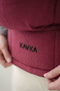 Kavka Nosidełko ergonomiczne Kavka MultiAge Pro: Beetroot Linen Regulowane 3