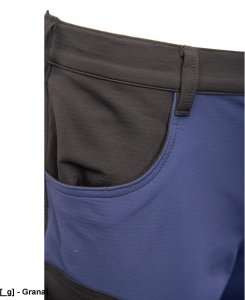 Polstar tAISP - TRAIL SPODNIE DO PASA STAL/CZARNY 280 g/m2 230 g/m2 staliowy 25 33