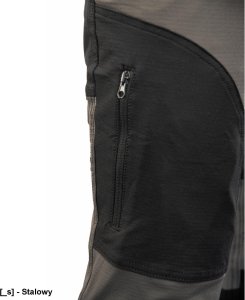 Polstar tAISP - TRAIL SPODNIE DO PASA STAL/CZARNY, 280 g/m2, 230 g/m2 - stalowy 24 12