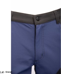 Polstar tAISP - TRAIL SPODNIE DO PASA STAL/CZARNY, 280 g/m2, 230 g/m2 - stalowy 24 27