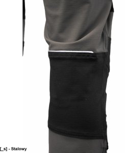 Polstar tAISP - TRAIL SPODNIE DO PASA STAL/CZARNY, 280 g/m2, 230 g/m2 - stalowy 24 7