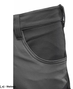 Polstar tAISP - TRAIL SPODNIE DO PASA STAL/CZARNY, 280 g/m2, 230 g/m2 - stalowy 26 11