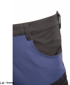 Polstar tAISP - TRAIL SPODNIE DO PASA STAL/CZARNY, 280 g/m2, 230 g/m2 - stalowy 26 30