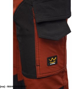 Polstar tAISP - TRAIL SPODNIE DO PASA STAL/CZARNY, 280 g/m2, 230 g/m2 - stalowy 26 52