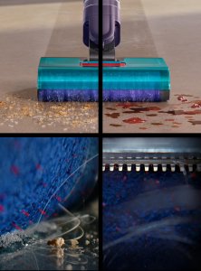 Mop elektryczny Dyson Dyson Clean + Wash Hygiene Elektryczna miotła Bateria Suchy i Mokry Bez worka Niebieski, Miedziany 4