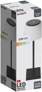 Lampa stołowa Avide Avide ABLDL-USB-B-4W lampa stołowa LED G Czarny, Biały 2