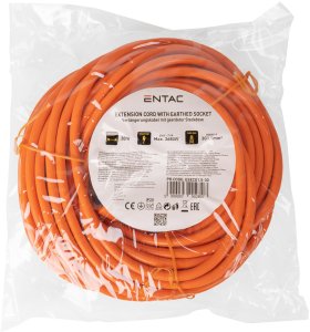 ENTAC Entac ESECG1.5-30 rozgałęziacz 30 m 1 x gniazdo sieciowe Wewnętrzna Pomarańczowy 2