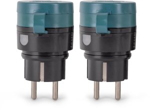 ENTAC Entac ES-2S-RC-44 adapter wtyczek zasilających Zielony, Czarny 3