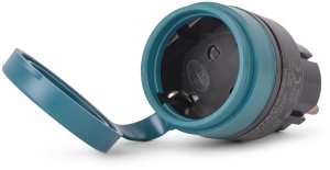 ENTAC Entac ES-2S-RC-44 adapter wtyczek zasilających Zielony, Czarny 4