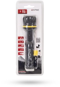 Latarka ENTAC Entac EFL-2AA-PL latarka Czarny Latarka ręczna LED 2