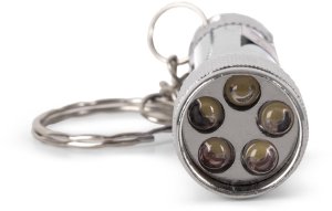 Latarka ENTAC Entac EFL-5LED-KC-S latarka srebrny Latarka brelok LED 4