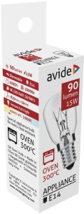 Avide Avide ARAH14WW-15W lampa halogenowa Ciepłe białe E14 G 2