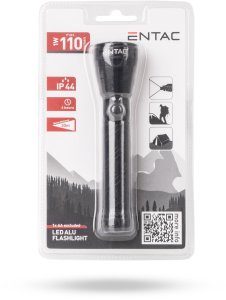 Latarka ENTAC Entac EFL-1W-ALU latarka Czarny Latarka ręczna LED 2