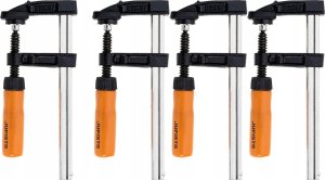 Jufisto JUFISTO Ściski Stolarskie 120x1000mm 4szt Do Drewna Mebli Płyt 3