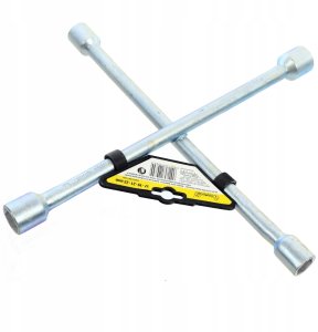 Drel DREL Klucz do kół 17-19-21-23mm krzyżak do śrub samochodowych 4