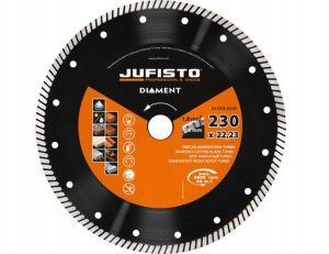 Jufisto JUFISTO Zestaw Tarcz Diamentowych 230mm Turbo 5szt Okulary 2
