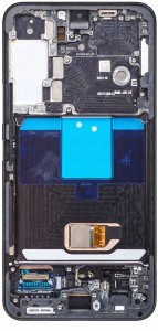Samsung Wyświetlacz Samsung Galaxy S22 5G LCD SM-S901B Czarny Oryginał Service Pack 3
