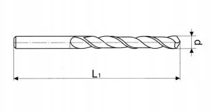 Wiertło Diager DIAGER Wiertło Do Betonu PRO 4x75mm Do Betonu Cegły Precyzja 2