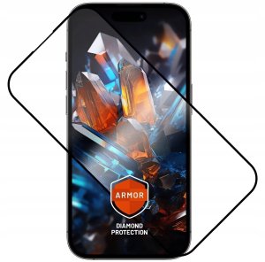 Fixed Ultra odolne tvrzené sklo FIXED Armor z aplikatorem przeciwkurzowym i warstwą AR pro Apple iPhone 15 Pro czarny 2