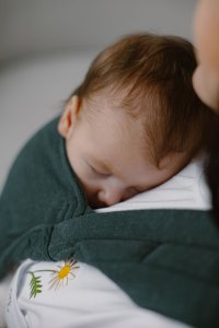 Kavka Nosidełko Handy Pro: Pine Green (Len/wiskoza z bambusa) Regulowane 6