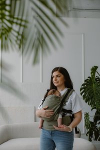 Kavka Nosidełko ergonomiczne Kavka MultiAge Pro: Herb Linen Regulowane 4