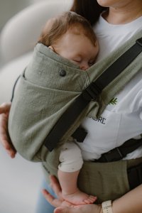 Kavka Nosidełko ergonomiczne Kavka MultiAge Pro: Herb Linen Regulowane 5