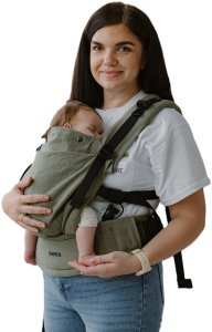 Kavka Nosidełko ergonomiczne Kavka MultiAge Pro: Herb Linen Regulowane 7