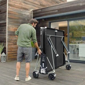 Stół do tenisa stołowego Cornilleau Stół Tenisowy Cornilleau Black Code Outdoor Składany SOFTMAT Szary 8