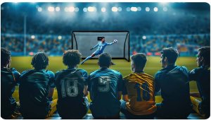 Neo-Sport Duża bramka piłkarska do piłki nożnej 180 x 120 x 60 cm NS-487 5