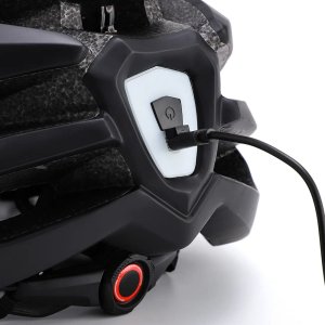Wozinsky Kask rowerowy MTB z odpinanym daszkiem tylną lampką USB 57-62 cm - czarny (1033267) 9
