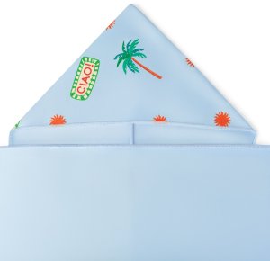 Spokey PALM SHOODED TOWEL PONCHO BL 3