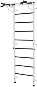 Małpiszon Drabinka Kraft Light 3w1 biała z wyciągiem + ławka + poręcze 200kg 6