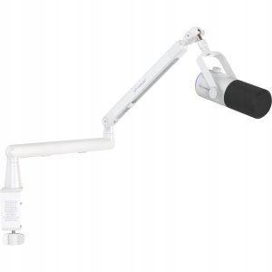 Mikrofon Mozos MOZOS TAM8 BIAŁY MIKROFON DYNAMICZNY USB XLR RGB LED 5