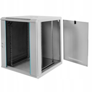 Szafa Netberg SZAFA RACK 19" 15U NETBERG Wisząca 600x600 mm Otwierane Boki 2