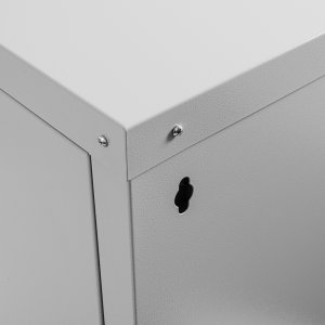 Szafa Netberg SZAFA RACK 19" 15U NETBERG Wisząca 600x600 mm Otwierane Boki 5